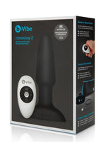 Load image into Gallery viewer, B-Vibe Rimming Plug 2 Rechargeable Silicone Anal Plug - Black