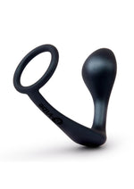 Load image into Gallery viewer, B-Vibe Ringer Silicone C-Ring and Plug - Black