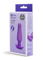Load image into Gallery viewer, B-Vibe Rookie Beginners Starter Silicone Anal Plug - Purple
