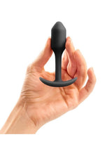 Load image into Gallery viewer, B-Vibe Snug Plug 1 Silicone Weighted Butt Plug