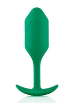 Load image into Gallery viewer, B-Vibe Snug Plug 2 Silicone Weighted Anal Plug - Green
