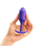 Load image into Gallery viewer, B-Vibe Snug Plug 2 Silicone Weighted Anal Plug