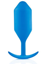 Load image into Gallery viewer, B-Vibe Snug Plug 5 Silicone Weighted Anal Plug - Blue