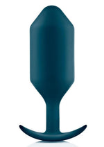 Load image into Gallery viewer, B-Vibe Snug Plug 6 Silicone Weighted Anal Plug - Marine - Blue