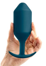 Load image into Gallery viewer, B-Vibe Snug Plug 6 Silicone Weighted Anal Plug - Marine