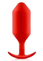 Load image into Gallery viewer, B-Vibe Snug Plug 6 Silicone Weighted Anal Plug - Red
