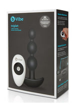Load image into Gallery viewer, B-Vibe Triplet Anal Beads Rechargeable Silicone Beads with Remote Control - Black
