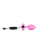 Load image into Gallery viewer, B-Vibe Vibrating Heart Shape Jewel Rechargeable Silicone Anal Plug with Remote