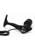 Load image into Gallery viewer, B-Vibe Vibrating Snug and Tug Rechargeable Silicone Cock Ring Andamp; Anal Plug
