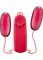 Load image into Gallery viewer, B Yours Double Pop Eggs with Remote Control - Cerise - Pink
