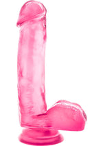 Load image into Gallery viewer, B Yours Sweet N&#39; Hard 1 Dildo with Balls - Pink - 7in
