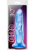 Load image into Gallery viewer, B Yours Sweet N&#39; Hard 5 Dildo - Blue - 7.5in
