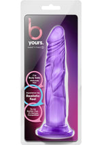 Load image into Gallery viewer, B Yours Sweet N&#39; Hard 5 Dildo - Purple - 7.5in
