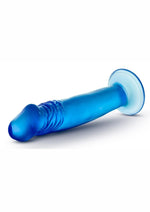 Load image into Gallery viewer, B Yours Sweet N&#39; Small Dildo with Suction Cup - Blue - 6in
