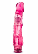 Load image into Gallery viewer, B Yours Vibe 6 Vibrating Dildo - Pink - 9in
