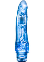 Load image into Gallery viewer, B Yours Vibe 7 Vibrating Dildo - Blue - 8.5in

