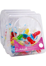 Load image into Gallery viewer, Bachelorette Party Favors Candy Pecker Pacifier - Assorted Colors - 48 Per Bowl/Display