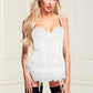 Baci Bustier and G-String - White - Large