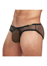 Load image into Gallery viewer, Banana Cabana Bikini Mesh - Black - Large/Medium