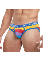 Load image into Gallery viewer, Banana Cabana Brief - Multicolor/Rainbow - Large/Medium
