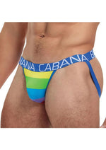 Load image into Gallery viewer, Banana Cabana Jock - Multicolor/Rainbow - Large/Medium
