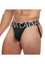 Load image into Gallery viewer, Banana Cabana Jock - Black - Medium/Small