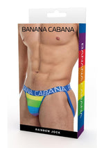 Load image into Gallery viewer, Banana Cabana Jock - Multicolor/Rainbow - Medium/Small
