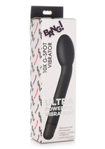 Load image into Gallery viewer, Bang! 10x Rechargeable Silicone G-Spot Vibrator - Black