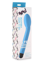 Load image into Gallery viewer, Bang! 10x Rechargeable Silicone G-Spot Vibrator - Blue