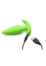 Load image into Gallery viewer, Bang! 21x Glow In The Dark Rechargeable Silicone Butt Plug with Remote
