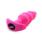 Bang! 21x Vibrating Silicone Rechargeable Swirl Butt Plug with Remote Control