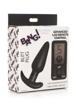 Load image into Gallery viewer, Bang 25x Rechargeable Silicone Butt Plug with Remote Control - Black