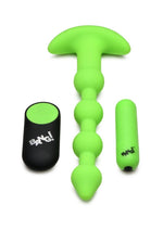 Load image into Gallery viewer, Bang! 28x Glow In The Dark Silicone Rechargeable Anal Beads with Remote
