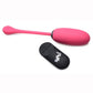 Bang! 28x Plush Silicone Rechargeable Egg with Remote Control - Pink