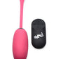 Bang! 28x Plush Silicone Rechargeable Egg with Remote Control