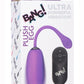 Bang! 28x Plush Silicone Rechargeable Egg with Remote Control - Purple