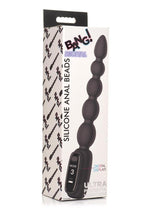 Load image into Gallery viewer, Bang! Digital Rechargeable Silicone Anal Beads - Black