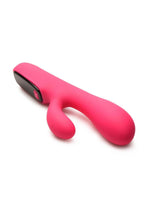 Load image into Gallery viewer, Bang! Digital Rechargeable Silicone Rabbit Vibrator - Pink