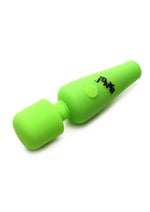 Load image into Gallery viewer, Bang! Glow In The Dark Rechargeable Silicone Mini Wand - Glow In The Dark/Green