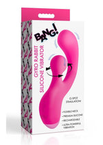 Load image into Gallery viewer, Bang! Gyro Rabbit Rechargeable Silicone Vibrator - Pink
