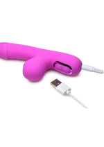 Load image into Gallery viewer, Bang! Mini Suction Rabbit Silicone Rechargeable Vibrator
