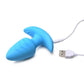 Bang Rotating Vibra Plug w/ Remote Blue