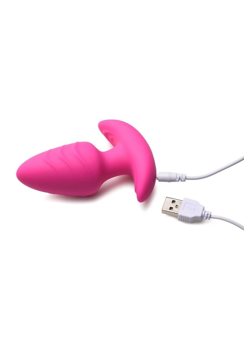 Bang Rotating Vibra Plug w/ Remote Pink