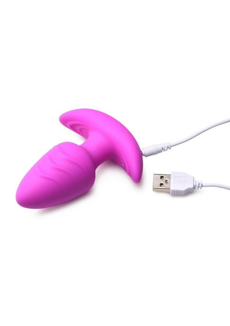 Bang Rotating Vibra Plug w/ Remote Purple