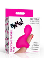 Load image into Gallery viewer, Bang! Silicone Rechargeable Finger Vibe - Pink
