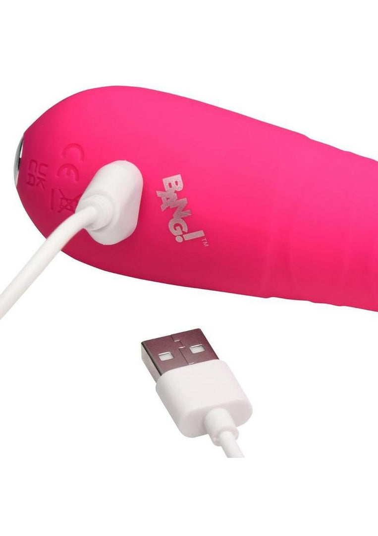 Bang! Thrusting Rechargeable Silicone Vibrator