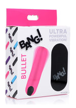 Load image into Gallery viewer, Bang! Vibrating Bullet with Remote Control - Pink
