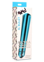 Load image into Gallery viewer, Bang! Vibrating Metallic XL Bullet - Blue - XLarge
