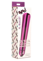 Load image into Gallery viewer, Bang! Vibrating Metallic XL Bullet - Purple - XLarge
