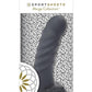 Banx Ribbed Hollow Dildo - Black - 8in